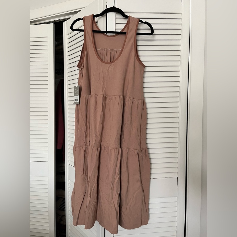 The Weekend Tiered Dress in Oak